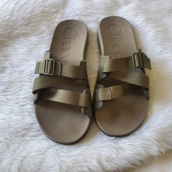 Chaco Mens Chillos Slides, Size 14 - Picture 2 of 6